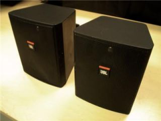 pair of jbl control 25av speakers wall mount
