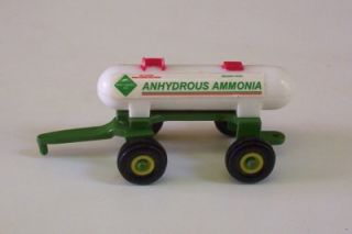 Anhydrous Ammonia Tank Trailer 1 64 Ertl Green Farm Toy Implement 