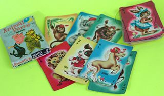  memory builder rummy card game for children, called the ANIMAL 