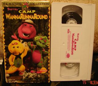 Barneys Camp Wannarunnaround VHS Video Actimates Compatible Puppies 