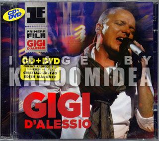 CD + DVD GIGI D`ALESSIO Primera Fila NEW SEALED dalesio Dalessio D 