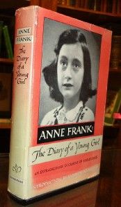 1952 Anne Frank The Diary of A Young Girl First Edition Early Printing 