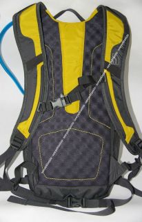 The North Face Animas 12 Hydration Pack New Backpack Yellow Grey