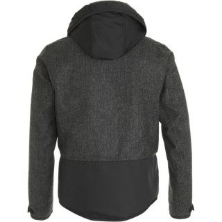   MONCLER GRENOBLE NORDEND Tweed Ski Jacket Anorak Dark Grey Gray Black