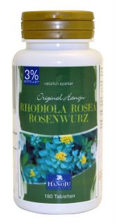    Rosea Rosenwurz 400mg mit 3 Rosavin 180Tabl 40 68 100g Anr 2630180