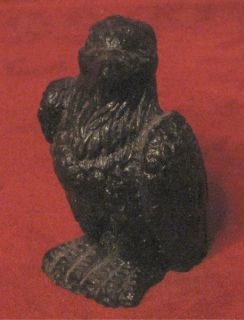 American Bald Eagle Carved Out of Coal Ansted WV Black