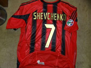 AC Milan 2004 05 Shevchenko Dual Layer Player issued Shirt Maglia 