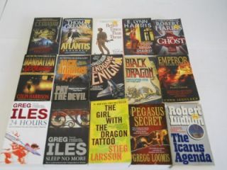   lot of 64 Fiction Suspense Thriller Books ~ Jeffrey Archer ~ Anne Rice