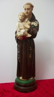    Saint Anthony Infant Jesus Composition Material Religious Statue