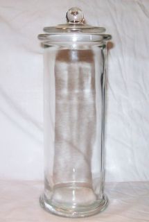 Vintage Anns House of Nuts Advertising Glass Straw Holder Soda 