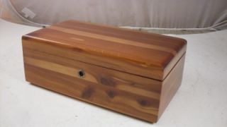 vintage lane mini cedar chest locking trinket box with key from famous 