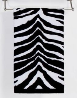ZEBRA Print SAFARI Animal PRINTED Hand TOWEL African Theme Decor