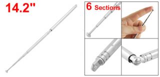 replacement 36cm 6 sections telescopic antenna aerial for radio tv 