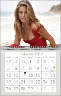 Jennifer Aniston 2012 Wall Calendar