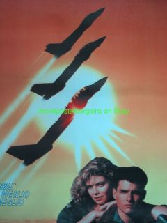 Top Gun Movie Poster Tom Cruise French 47 by 63 Inches
