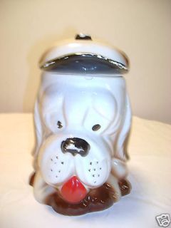 Vintage English Bulldog Biscuit Cookie Jar
