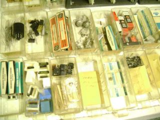Vintage Radio TV Ham Parts from Repair Shop Estate