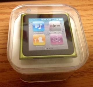 Apple iPod Nano 6th Generation Green 8 GB