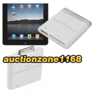 in1 Camera SD Card Reader Connection Kit for iPad 2