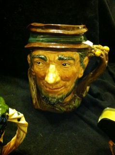   Toby Mug Collection of 9 Robin Hood Beef Eater Johnny Appleseed