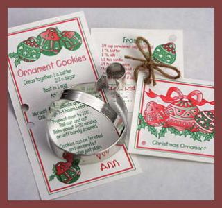 Ann Clark Christmas Ornament Tin Cookie Cutter Made in USA New Sale 