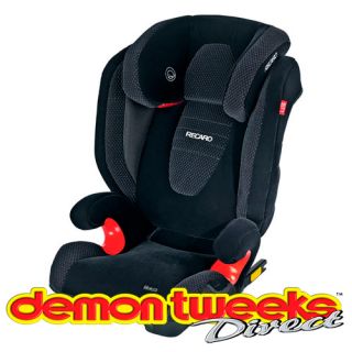 Recaro Monza Child Car Seat Black Aquavit Seatfix