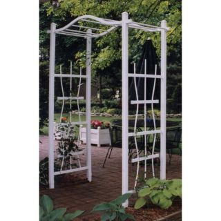 This Victorian style pergola arbor is easy to assemble and durable 