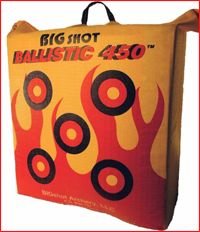 NEW Big Shot Ballistic 450 Archery Target Bag Field Tip Crossbow Range 