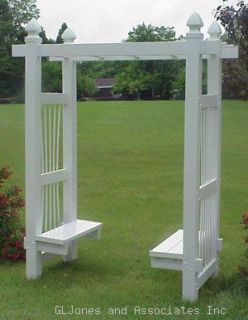 This Dura Trel arbor is perfect for climbing roses, flowering or grape 