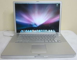 Apple PowerBook G4 15 2 1 25GHz 512MB 80GB OS 10 5 Laptop M8981LL A 