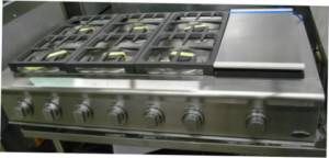 NEW PROFESSIONAL DCS GAS STAINLESS 48 RANGETOP WITH WARRANTY
