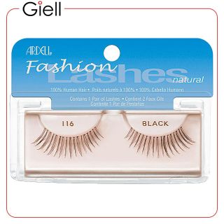 Ardell Fashion 116 Black Natural False Eyelashes 1 PR