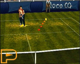 Tennis Arena PS1 PS2 Fast Paced Arcade Style Sim Game 008888310068 