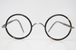 Antique Eyeglasses Windsor vintage round Tortoise John Lennon eye 