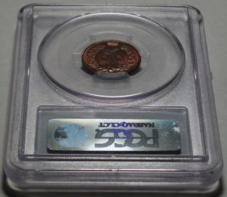 1887 Indian Cent PCGS MS64 Red Brown Nice Pretty Graded Lustrous Near 