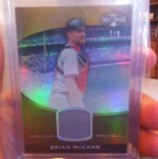 2011 Topps Triple Threads Brian McCann Jersey Relic 7 9 Braves