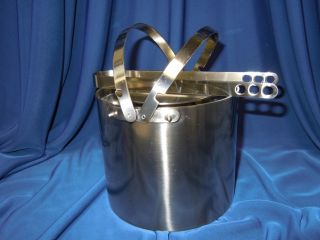 Vintage Arne Jacobsen Cylinda Line Mid Century Mod Ice Bucket Stelton 