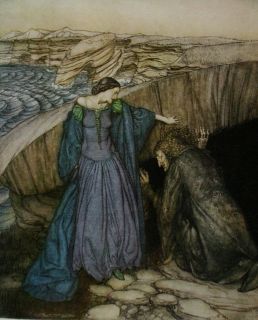 WONDERFUL TIPPED IN COLOR ILLUSTRATIONS BY ARTHUR RACKHAM