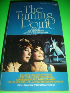 The Turning Point by Arthur Laurents 1977 Movie Tie in PB Book