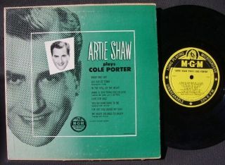 ARTIE SHAW Plays Cole Porter 1950 10 LP Ex/VG+