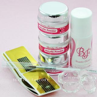 bf premier acrylic nail powder dish liquid kit