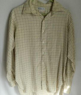 MENS BOWRING ARUNDEL & CO LONG SLEEVE BUTTON DOWN VIYELLA MADE IN 