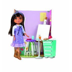 New Dora Links Explorer Girls School Art Room Playset