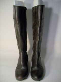 ARTURO CHIANG Sz 6 5 M Brown Leather Knee high Zip up Boots Ladies 