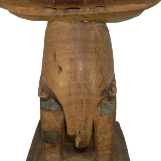 Authentic Old African Ashanti Elephant Stool Ghana Akan