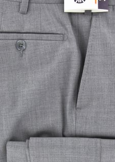 New $525 Valentini SARTORIA Light Gray Pants 30 46