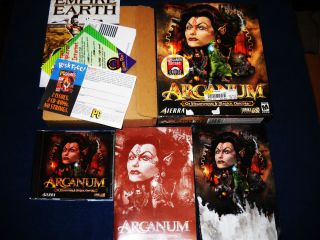 Arcanum Of Steamworks and Magick Obscura BIG BOX,COMPLETE PC COMPUTER 
