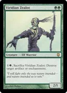 Viridian Zealot EX x4 Darksteel MTG Magic Cards Green Elf RARE Removal 