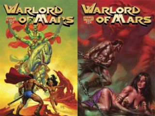 Warlord of Mars 22 Mr Dynamite Entertainment 2 Regular Cover Set 