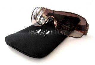 NWT ARMANI EXCHANGE Mens Sunglasses AX197/S Bronze/Brown + A/X Pouch $ 